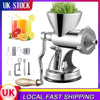 Manual Wheatgrass Juicer Stainless Steel Vegetable Juice Press Extractor NEW