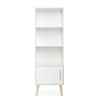 Modern Storage Cabinet Cupboard with 3 Shelves & 2 Doors Bookcase Display Unit