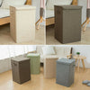 Large Laundry Baskets Washing Clothes Storage Folding Basket Bin Box With Lid UK