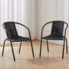 Garden Bistro Patio Furniture Set Folding Table Chairs Outdoor Indoor Rattan NEW