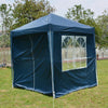 2x2M Folding Marquee Gazebo Tent Waterproof Garden Party Canopy Shelter Windbar