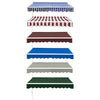 Manual Patio Awning Outdoor Garden Canopy Sun Shade Retractable Shelter Fabric