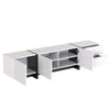 TV Stand Cabinet Unit Modern High Gloss 190cm with 3 doors and 2 drawers NS