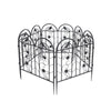 5PCS Premium Outdoor Metal Garden Fence Border Panels Bird Flowers Decorative