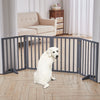 Foldable Dog Fence Barrier Pet Gate PlayPen Wooden Divider Fence Doorway Gate UK
