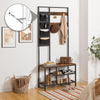 Shoe Rack Shoe Storage Organizer/Coat Rack Stand Entryway Storage Shelf