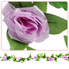 2 x8Ft Artificial Fake Silk Rose Flower Ivy Vine Garland Wedding Party 9 Colours