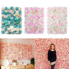 Artificial Rose Flower Wall Panels Backdrop Wedding Party Home Bouquet Decor UK