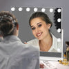 15pcs Light Rotating Makeup Mirror Dressing Mirrors 3 Mode Light Touch Control