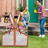 Wooden Greenhouse Garden Planter Box Growhouse Portable Cold Frame Transparent