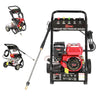 Mobile Petrol Pressure Washer Power 3950PSI Driven 7HP High Power Jet w/ 8m Hose