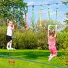 Kids Ninja Obstacle Course Line Slackline 15m Ninja Slackline Kit Hanging 300 KG