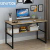 120cm Home Furniture Office PC Computer Desk Writing Table Workstation Bookshelf