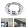 10 x Modern Chrome GU10 Recessed Ceiling Spot Light Downlights Downlight Lights