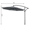 3M Banana Parasol Cantilever Umbrella Sun Shade Canopy Garden Outdoor w/ Base UK
