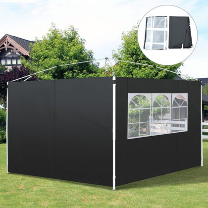 3m Gazebo Replacement Exchangeable Side Panel Wall Panels Panel Walls W/ Window