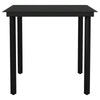 5 Piece Garden Dining Set Black V6A3