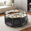 S/M/L Pop-up Pet Tent Portable Pet Fence Dog Cat Pen Fabric Kennel Cage Crate