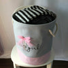 Foldable Washing Clothes Laundry Basket Bin Canvas Baby Kids Toy Organiser Bag