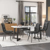 Dining Table and 4 Chairs Metal legs Modern Home Dining Room Kitchen Furniture