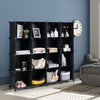 16-Cube Storage Organizer Plastic Bookcase Display Rack Modular Closet Cabinet