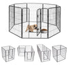 8 Panel Pet Playpen Indoor Outdoor Exercise Dog Fence Dog Folding Playpen Kennel