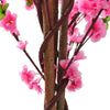 5FT Pink Flower Artificial Cherry Peach Blossom Tree Indoor Outdoor Potted Plant