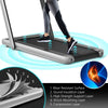 2 in 1 Folding Treadmill Electric Walking Running Machine Bluetooth LED Display