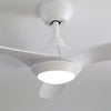 Large 52" Ceiling Fan with 3 Color Light Remote Control 6 Speed Level Reversible
