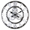 LARGE OUTDOOR GARDEN WALL CLOCK BIG ROMAN NUMERALS GIANT OPEN FACE METAL 40/60CM