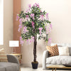 Large Artificial Wisteria Flower Tree in Pot Fake Plant Garden Home Office Decor