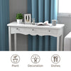 Console Table Modern Accent Sofa Side Table w/3 Drawers Narrow Dressing Desk