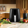 3.8L Air Fryer Rapid Healthy Cooker Oven Low Fat Oil Free Food Frying Black