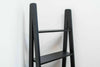 TAD | Riva Scandinavian Retro Ladder Bookcase Shelving Shelf Unit Black 5 Tier