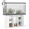 Aquarium Stand Fish Tank Cabinet Stand Grey Sonoma Engineered Wood