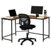 Corner Computer Desk L-shaped PC Table Workstation Home Office Study Furniture
