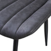 Dining Chairs Set of 2 Faux Leather Kitchen Chairs with Metal Legs Restaurants