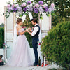 1M Artificial Wedding Arch Rose Flower Row Wall Panel Table Backdrop Party Decor