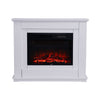 Remote Electric Fire Fireplace 30" Glass LED Insert Heater Stove with Surround