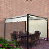 3Mx3M Outdoor Retractable Roof Steel Gazebo Canopy Pergola SunShade Party Tent