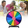 24" Color Prize Wheel Dry Erase Fortune Spinning Tabletop Win Game Party Stand