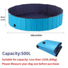 Foldable Dog Pool Collapsible Hard PVC Pet Dog Swimming Bath Tub Pet Wading Pool