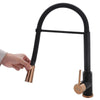 Kitchen Faucet Swivel Spout Pull and Down Spray Head Mixer Tap Basin SINK Taps
