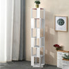 Rotatable 6 Tier Slim Corner Cabinet Bookcase Shelf Storage Living Room Bedroom