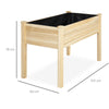 Wood Raised Flower Beds Outdoor Vegetable Planter Pot Garden Bed Flower Displays