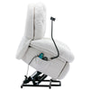 Recliner Chair Electric Lift Riser Massage Chair Recling Armchair Sofa White