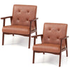 Modern Accent Chair Upholstered Leisure Chair Lounge Chair Tufted Armchair