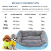 Grey Pet Dog Bed Puppy Cushion House Soft Warm Kennel Blanket Waterproof Nest