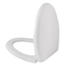 Soft Close Toilet Seat White Bathroom V Shape WC Heavy Duty Seats Anti Slam