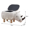Upholstered Animal Shaped Ottoman Ride-on Footrest Stool Rest Seat TOY Kids New